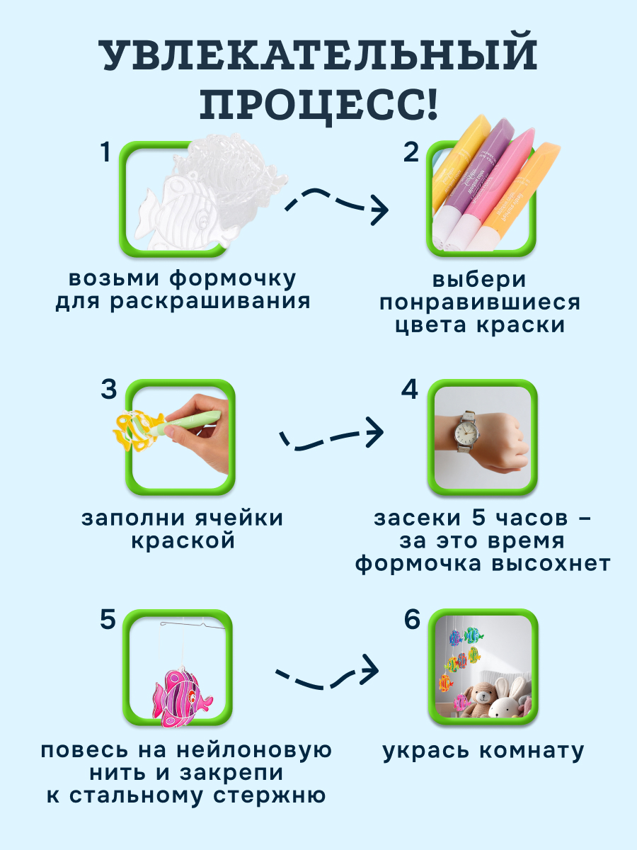 Набор для творчества SentoSphere Рыбки - фото 2