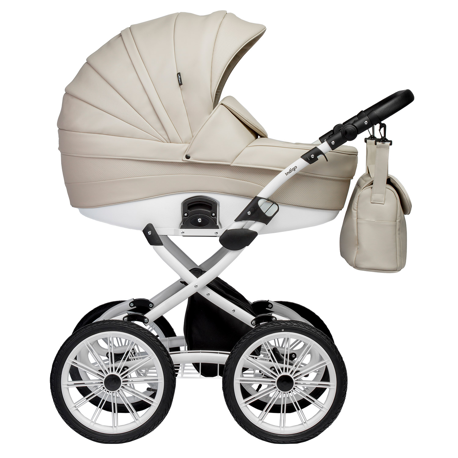 Коляска 2в1 Indigo Special Plus 07 св.-бежевый - фото 2