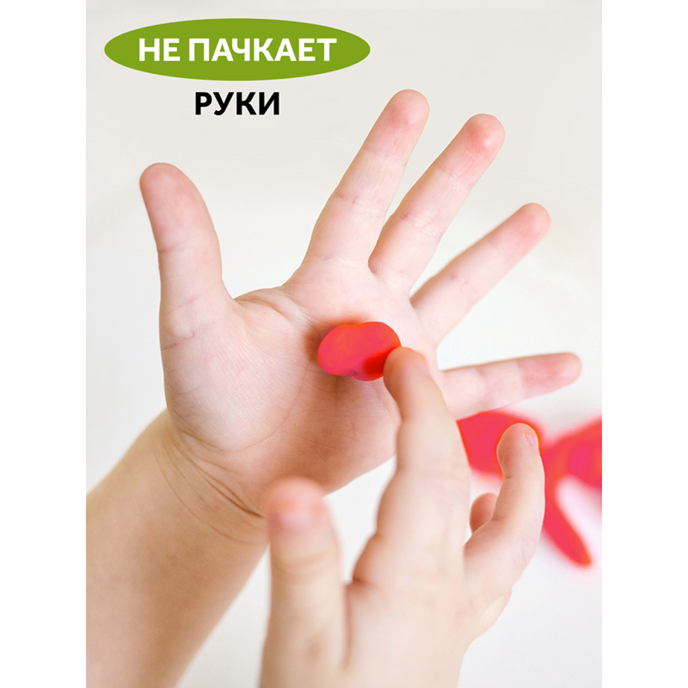 Пластилин Gamma_ восковой 6 цв. - фото 4