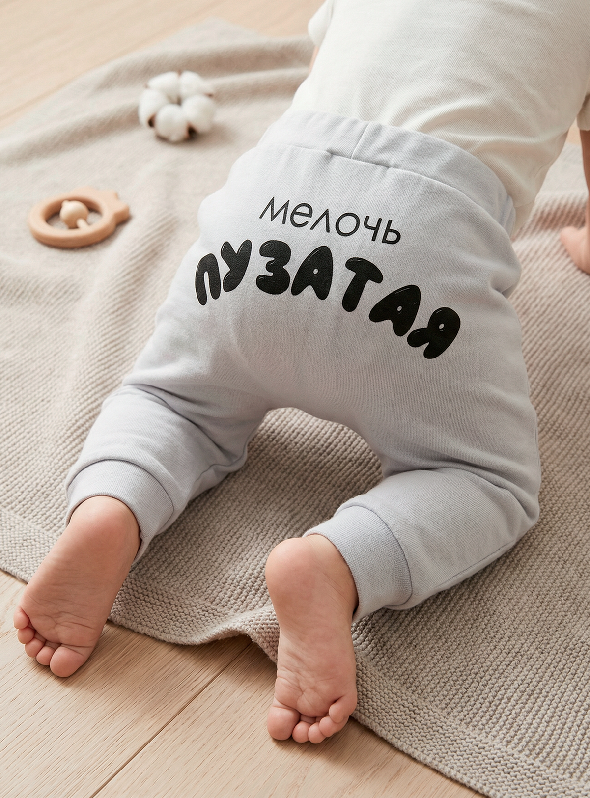 Штанишки Совенок Дона 2-3139-014-СерыйМелочьПузатая - фото 4