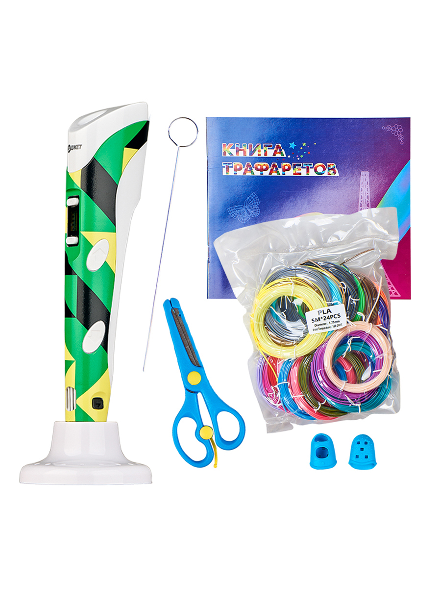 3D ручка Даджет Art с набором пластика 120м - фото 10