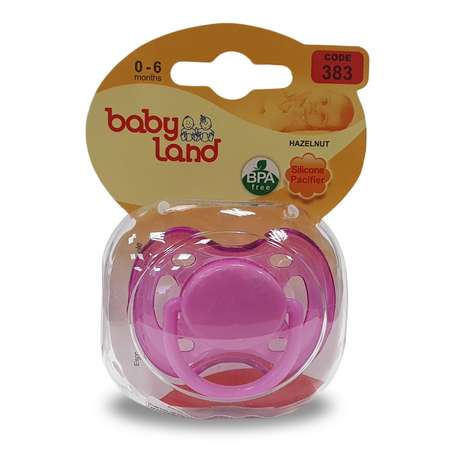 Пустышка Baby Land силикон от 0 мес.