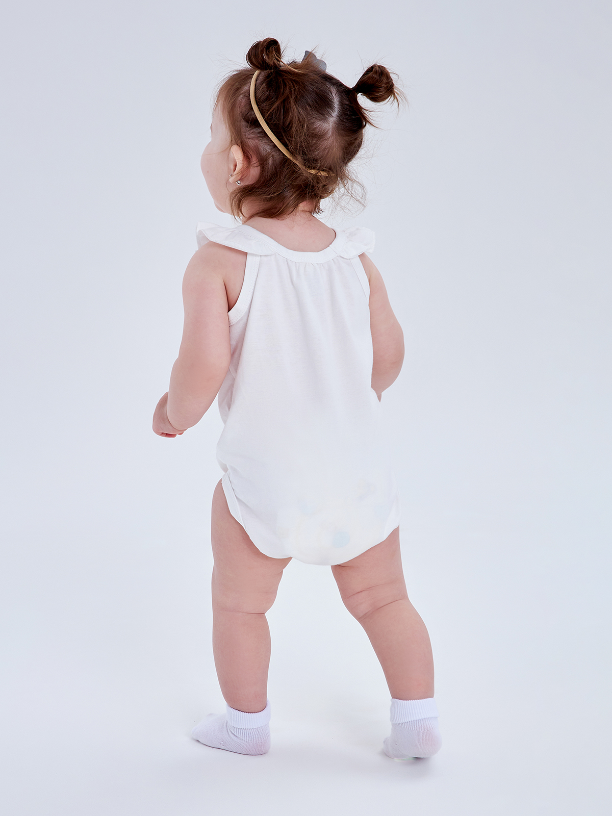 Боди 3 шт Lucky Child 146-29К/мол/экрю/сердца/0-2 - фото 12