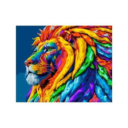 Картина по номерам Art on Canvas Львиный профиль в ассортименте