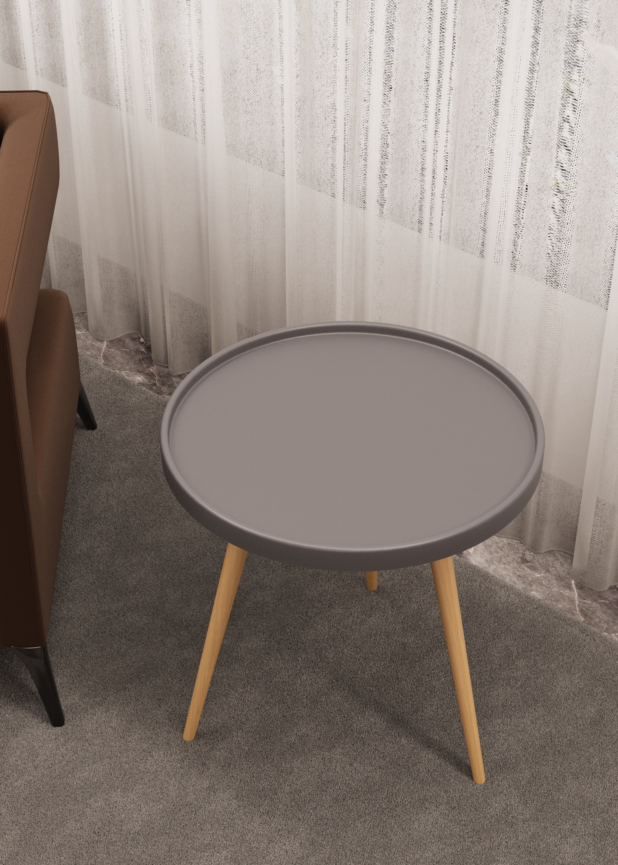 Стол журнальный SLINE Келли графит - фото 4