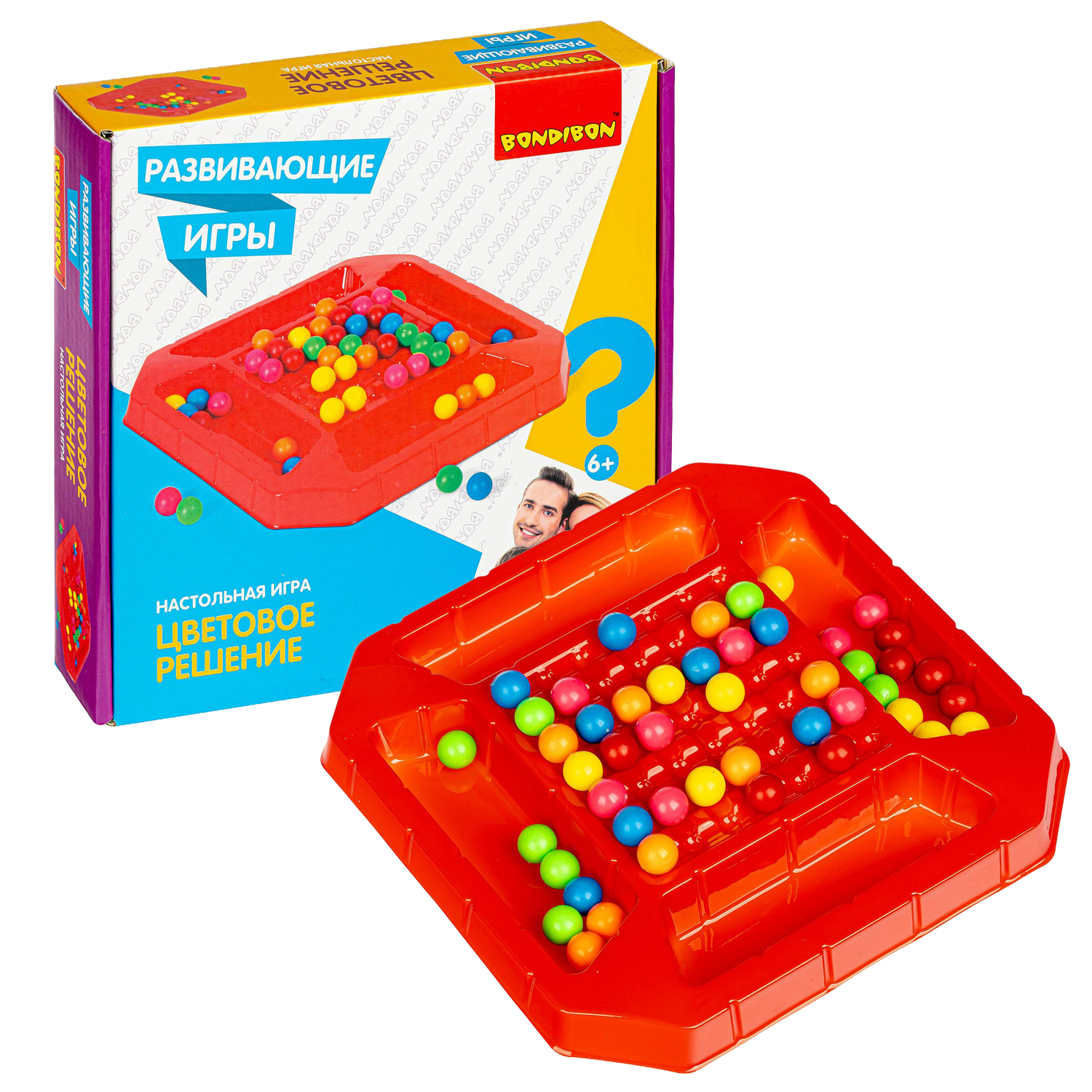 Настольная игра Bondibon логическая Цветовое Решение - фото 1