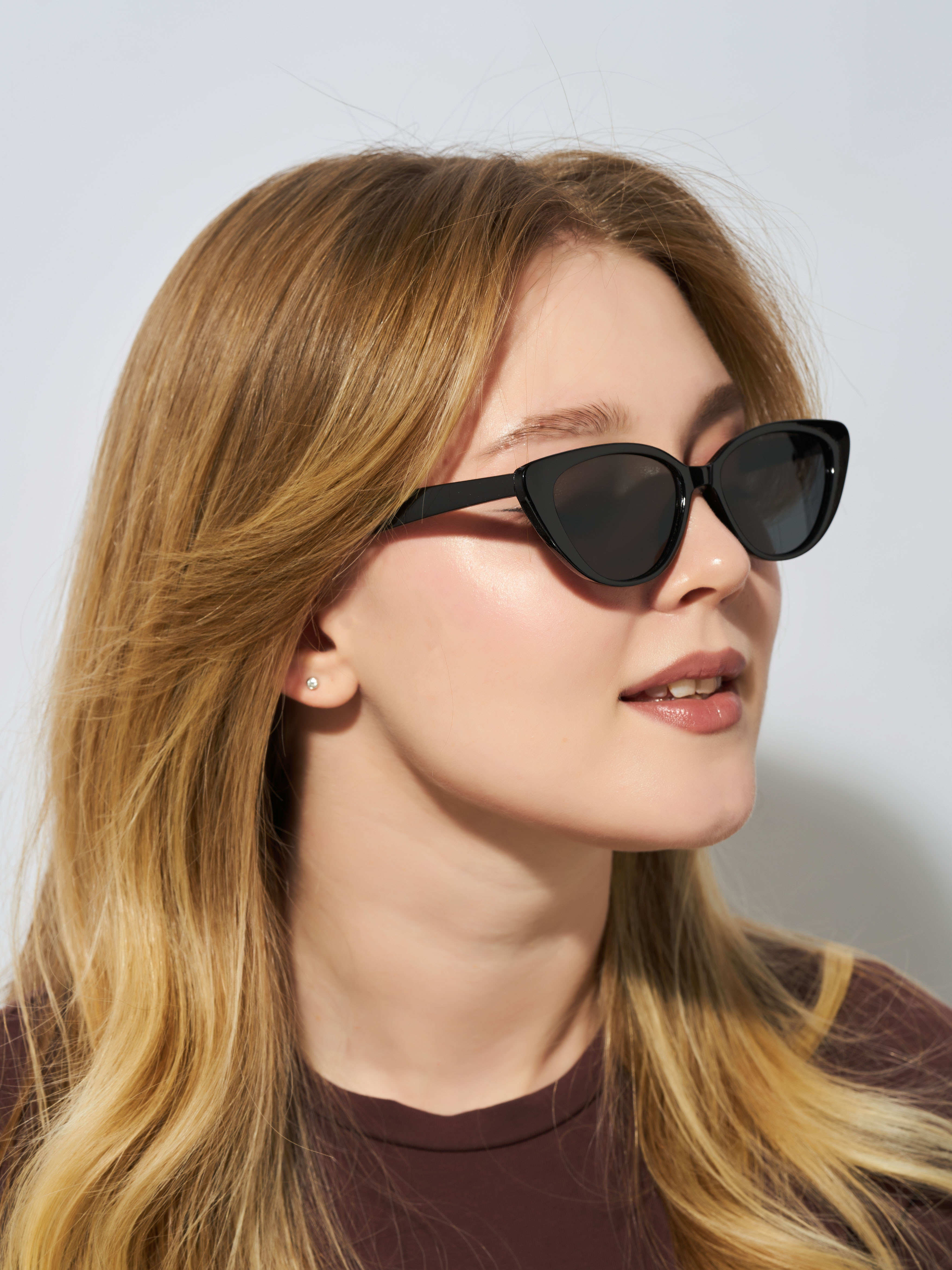 Солнцезащитные очки кошачий SUNNY GLASS O00027-2 - фото 3