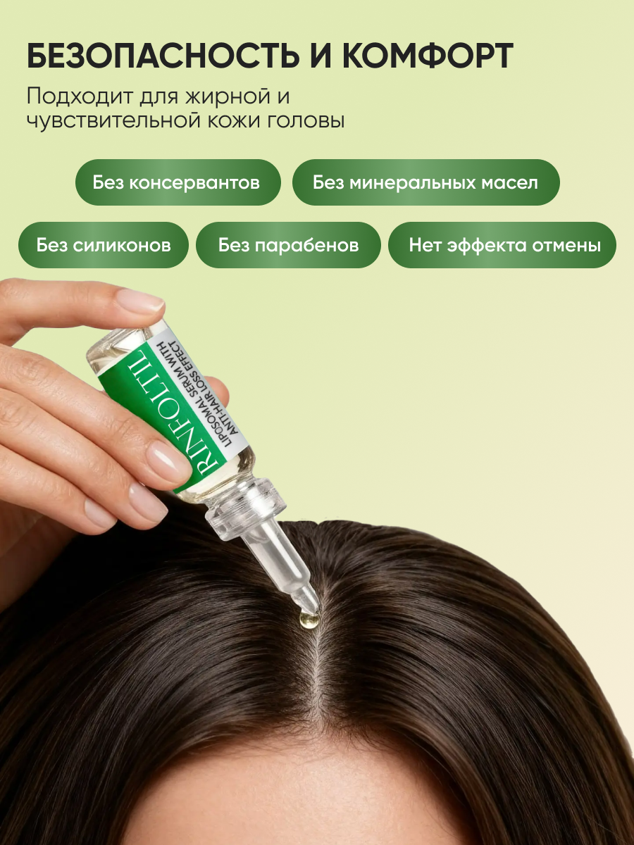Сыворотка Ринфолтил Для интенсивного роста волос 10 мл 30 шт. - фото 8
