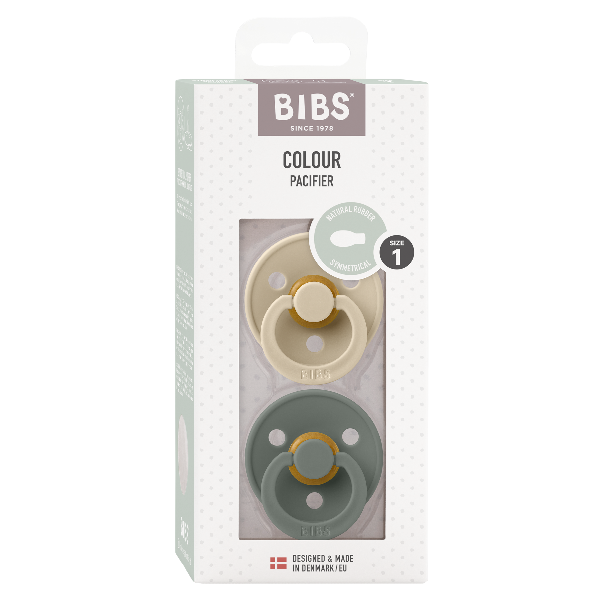 Пустышка BIBS латекс от 0 мес. 2 шт. - фото 2