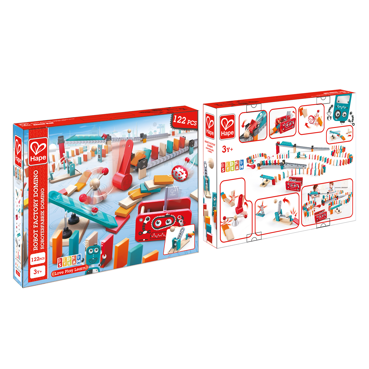 Настольная игра Hape фабрика роботов - фото 15