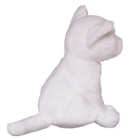 Мягкая игрушка Abtoys котик Мягкое сердце 15 см
