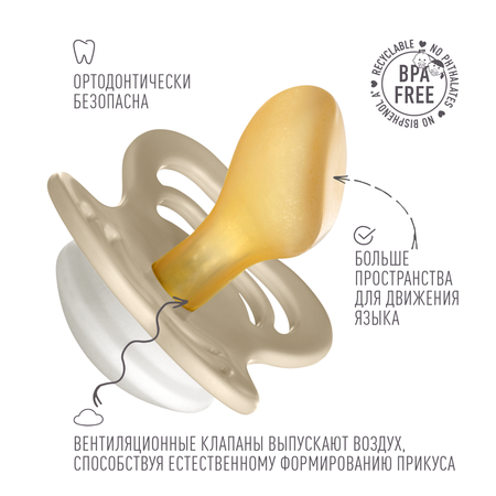 Пустышка BIBS от 6 мес.