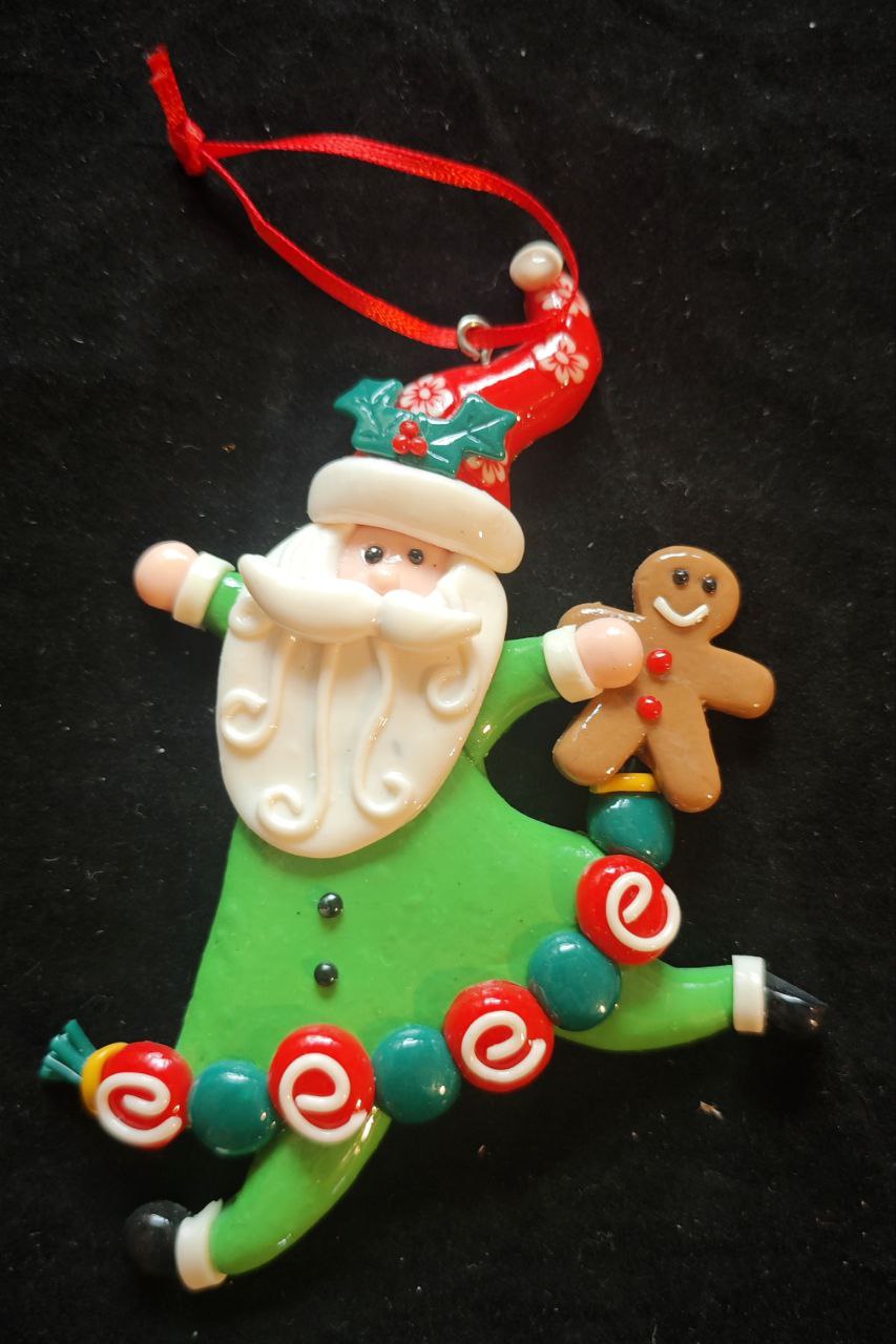 Украшение ёлочное Магия праздника NY18/040 Украшение ёлочное из полимеров:Фигурка Дед Мороз 12-10 cm, матовый - фото 1