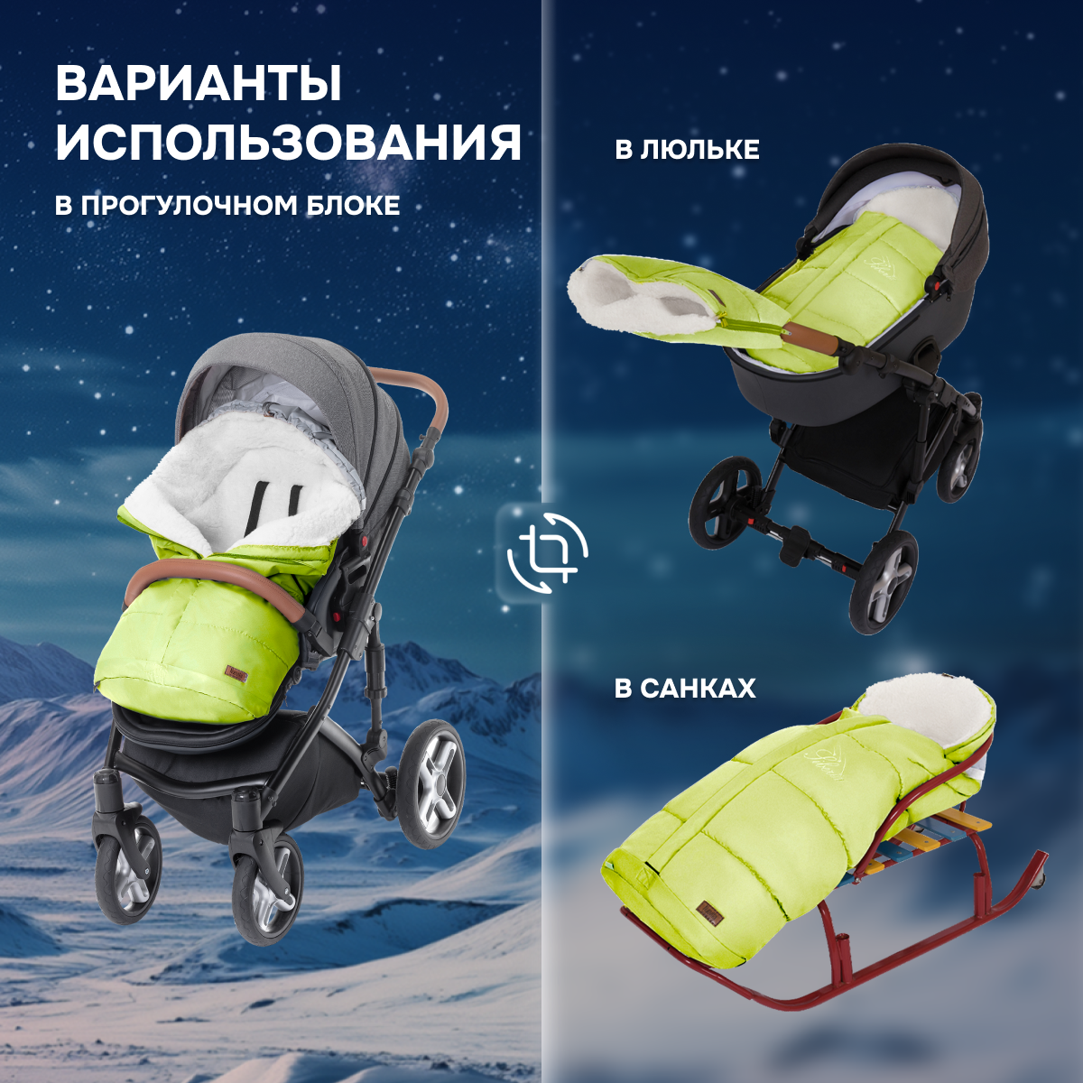Конверт в коляску Nuovita Siberia Bianco - фото 6