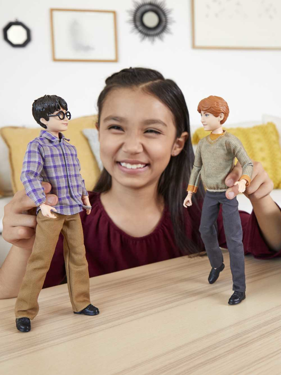 Кукла модельная Harry Potter Гарри Поттер и Рон Уизли высота 25 см HHX03 - фото 5