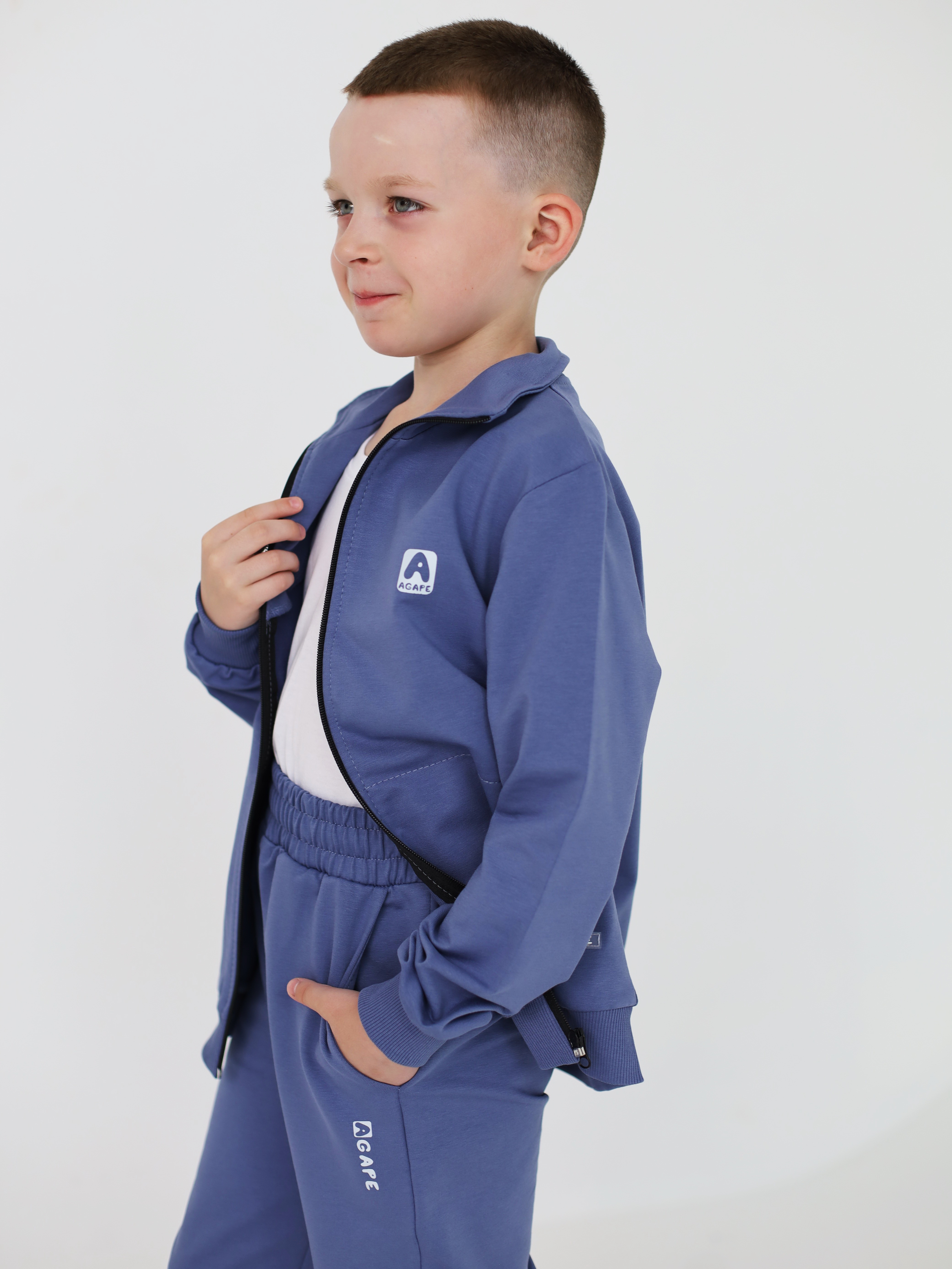 Костюм Агапэ 8015_индиго - фото 5