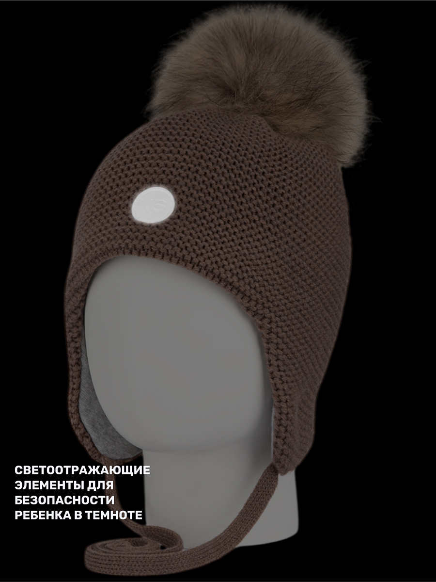 Шапка NIKASTYLE 11з15524 кофе - фото 8