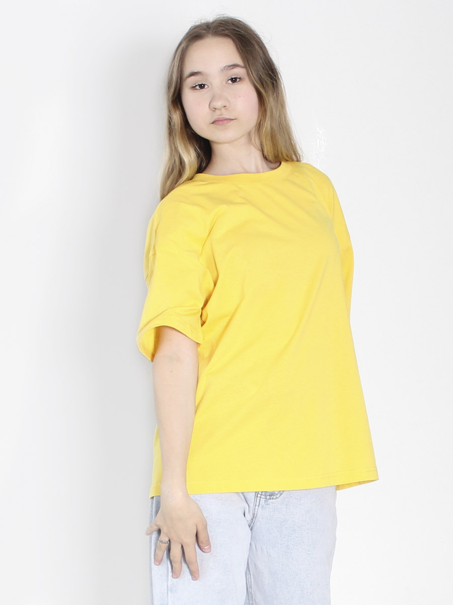 Футболка STELLA MODA 11601_желтый - фото 7