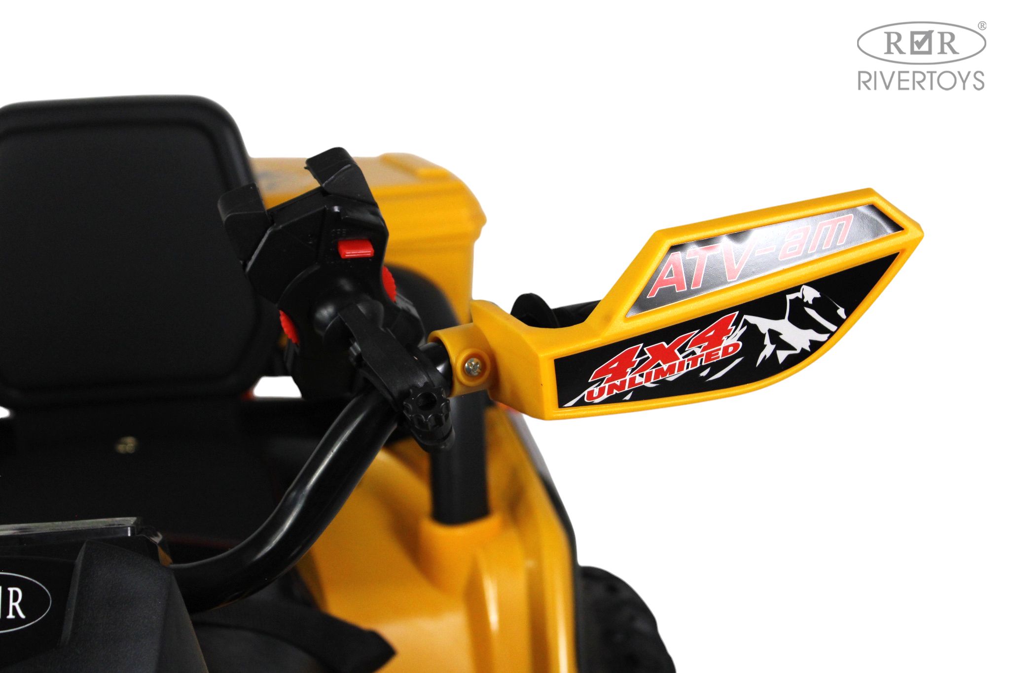 Электромобиль RIVERTOYS Z111ZZ-NEW-YELLOW С пультом ДУ - фото 8