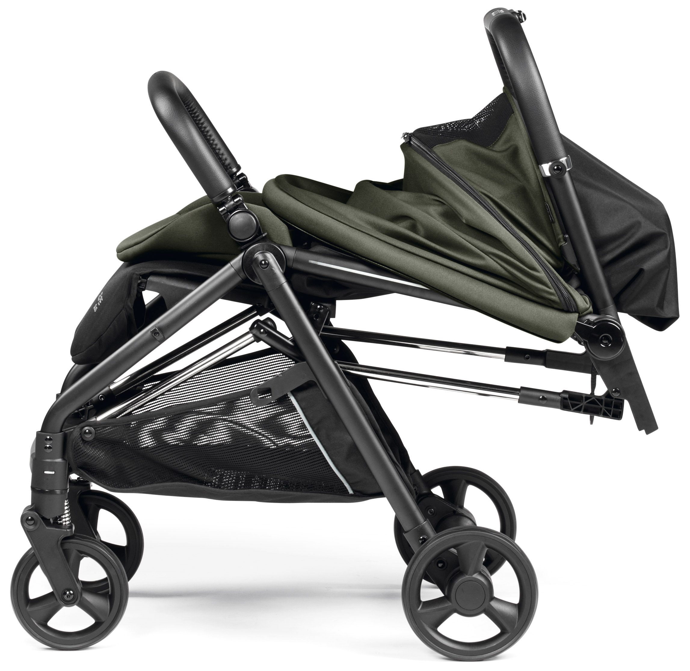 Коляска прогулочная Peg-Perego Selfie Plus зеленый - фото 12