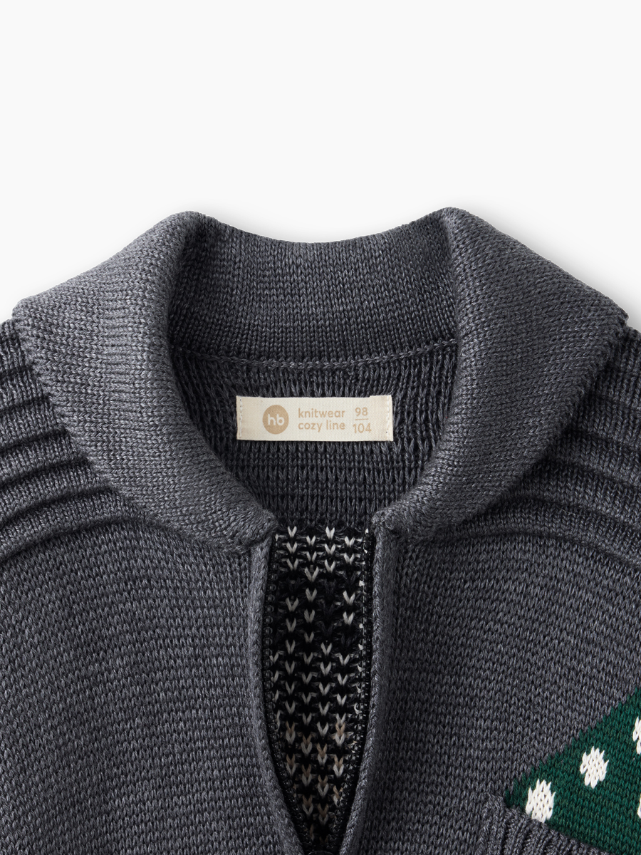 Кардиган Happy Baby 88635-1_dark-grey - фото 7