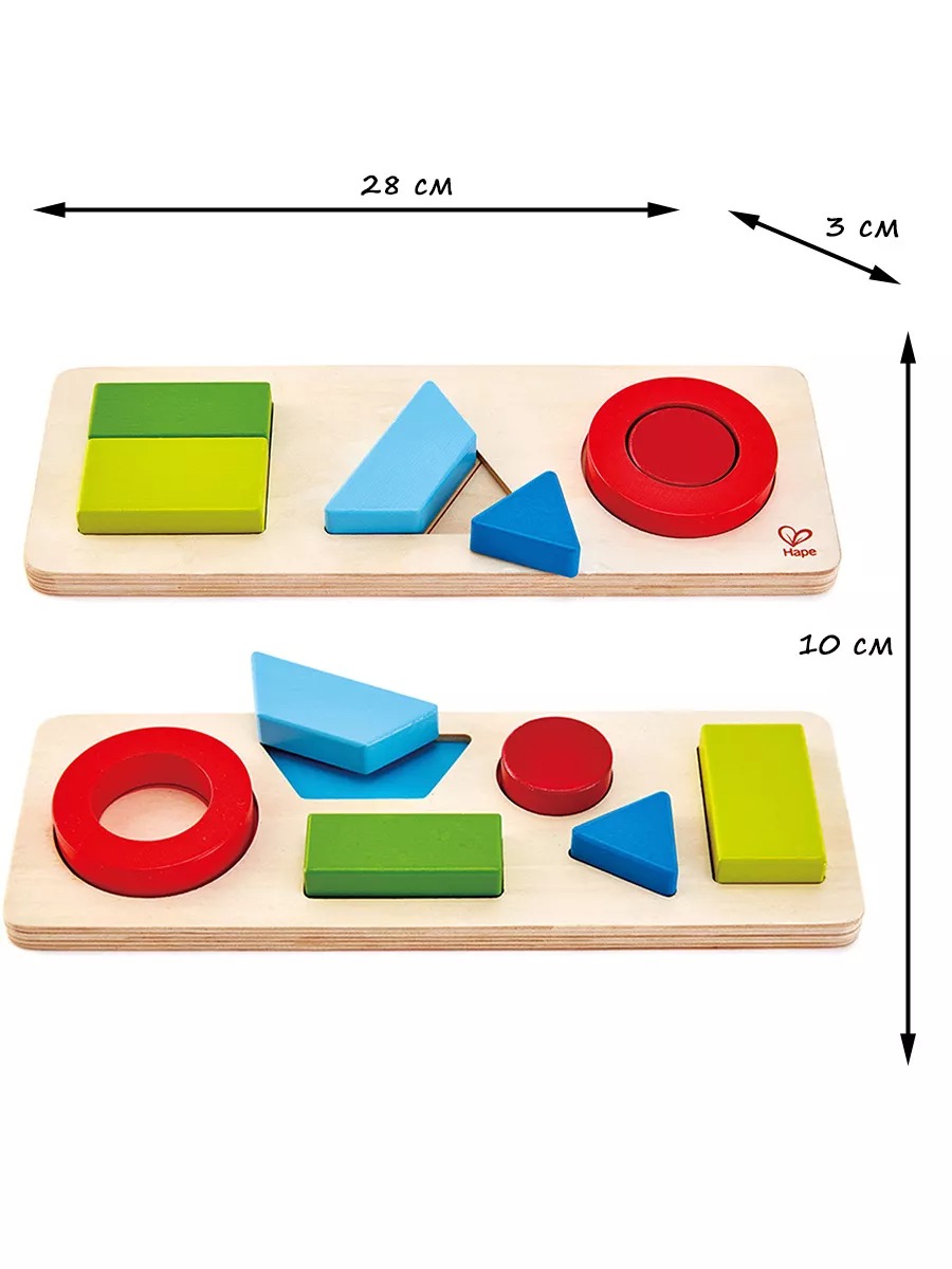 Игрушка для малышей HAPE Цвета и формы 7 предметов E1615_HP - фото 4