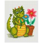 Алмазная мозаика Белоснежка Цветовод