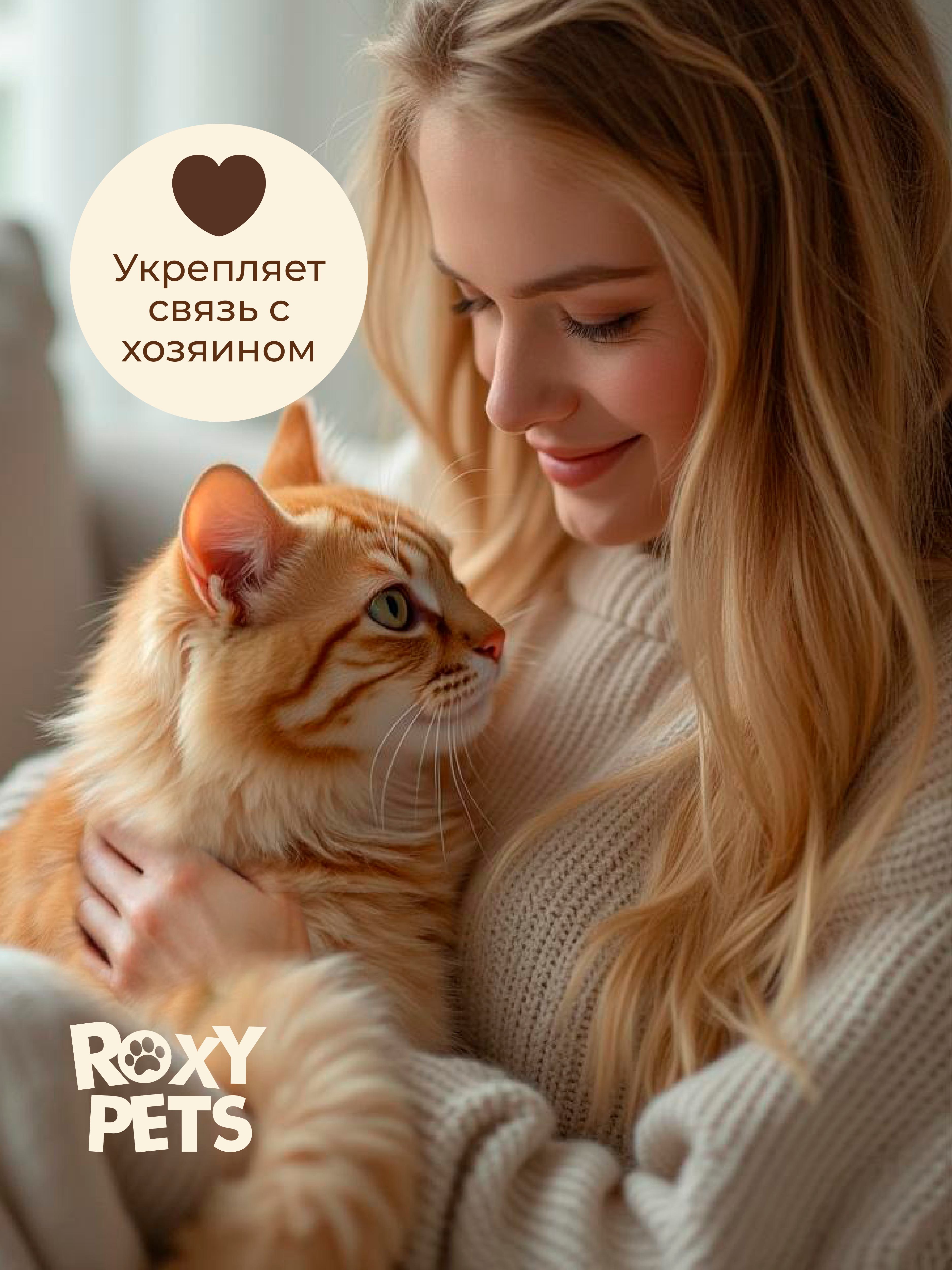 Лакомства для кошек и котят всех пород ROXY PETS из вяленого куриного филе 30гр - фото 10