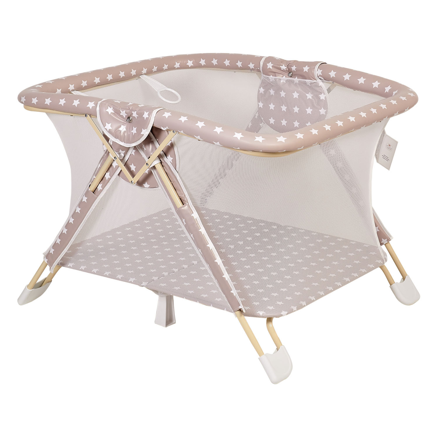 Манеж кровать Polini kids Comfort Звезды 0002159-12 - фото 2