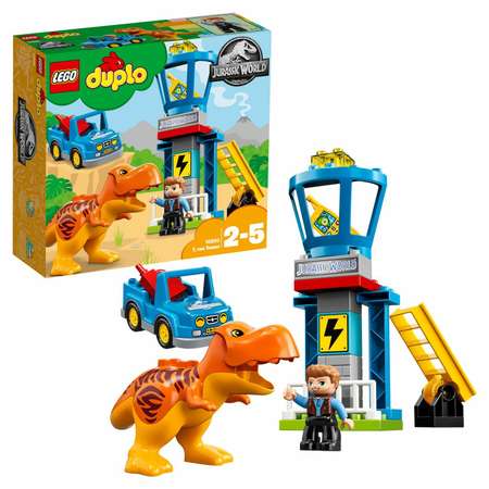 Конструктор LEGO DUPLO Башня Ти-Рекса блочный