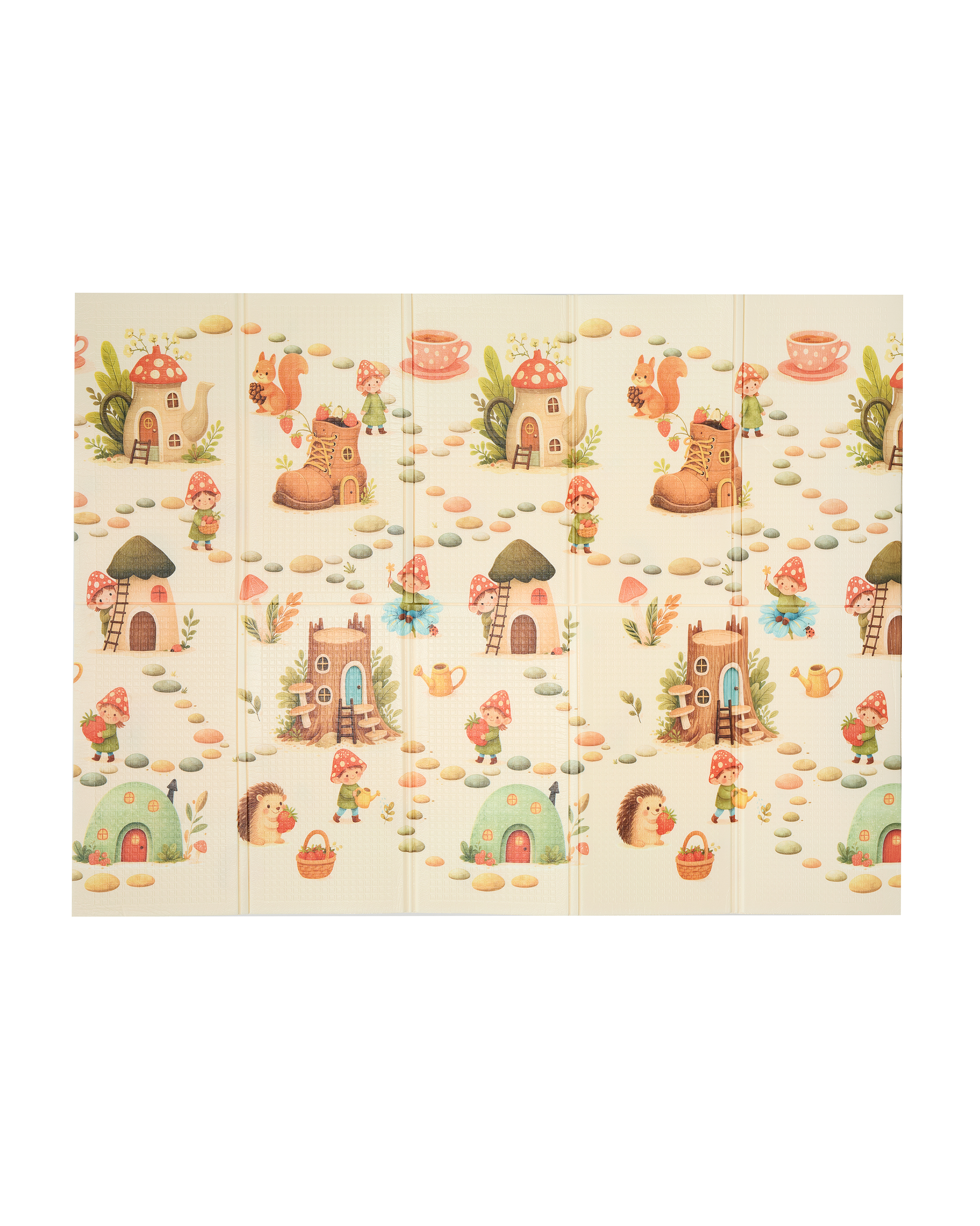 Детский складной коврик BabyGo Soft Forest 200 x 150 см - фото 1