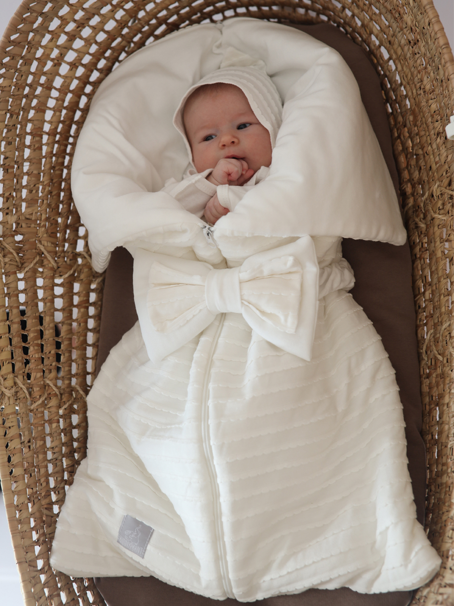 Комплект на выписку Bunnyphant 0413/молочный - фото 1