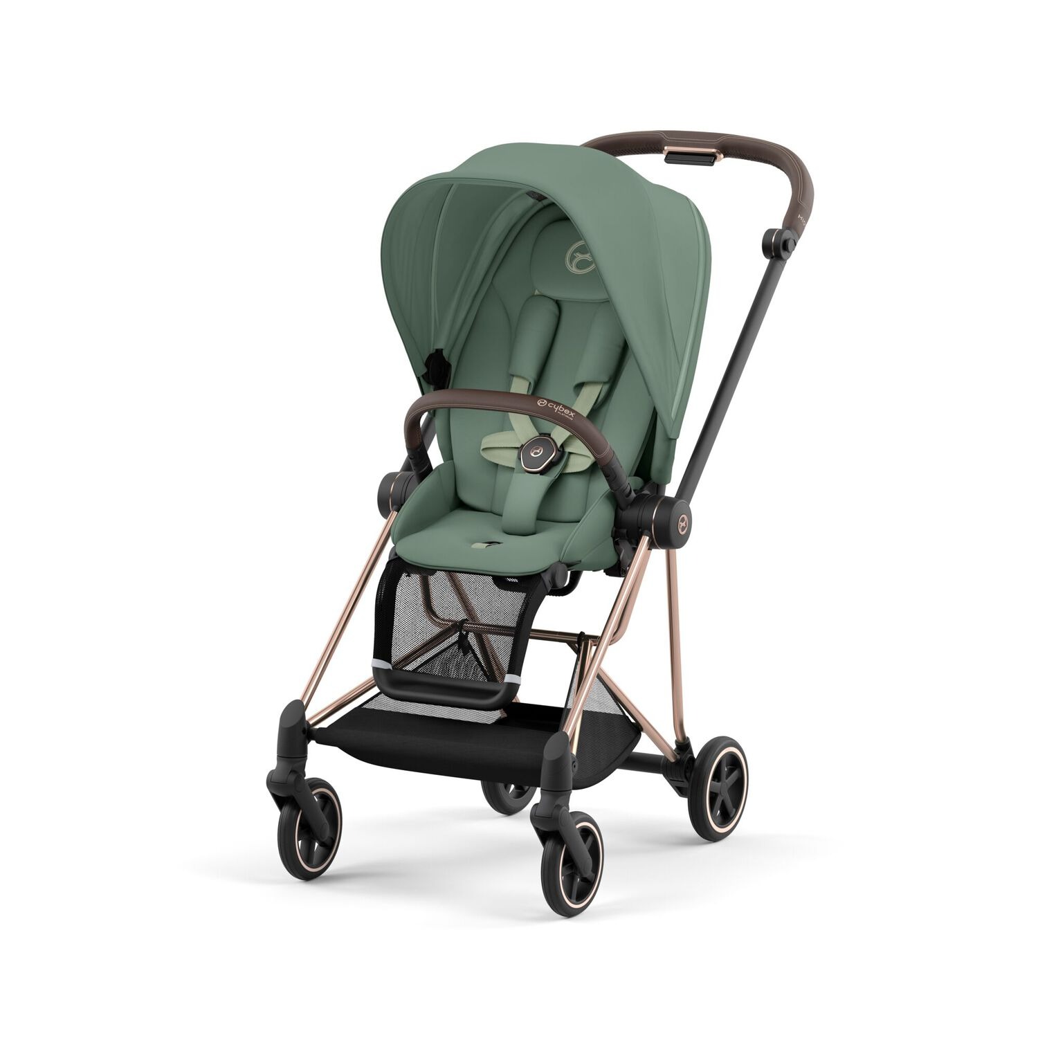 Коляска прогулочная Cybex Mios III Rosegold зеленый - фото 1
