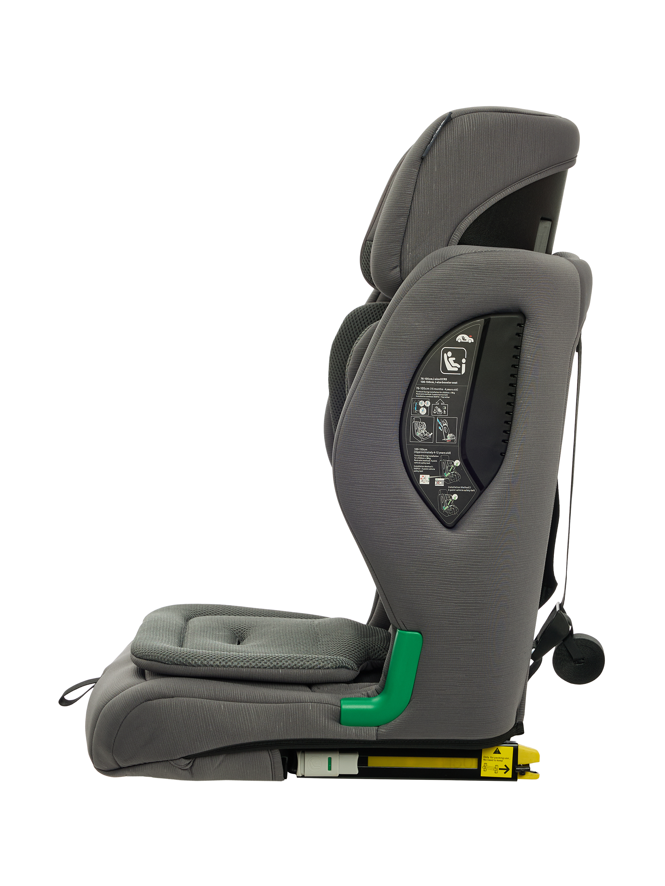 Автокресло BabyGo Flex Isofix 0+/1/2/3 (0-36 кг) серый - фото 7