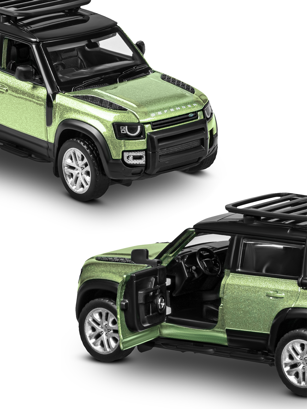 Автомобиль AUTODRIVE Land Rover Defender 110 Сборная модель 1:43 JB1251653 - фото 16