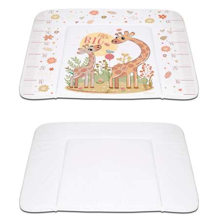 Матрас для пеленания BabyCare 820х730х210 Жираф бежевый