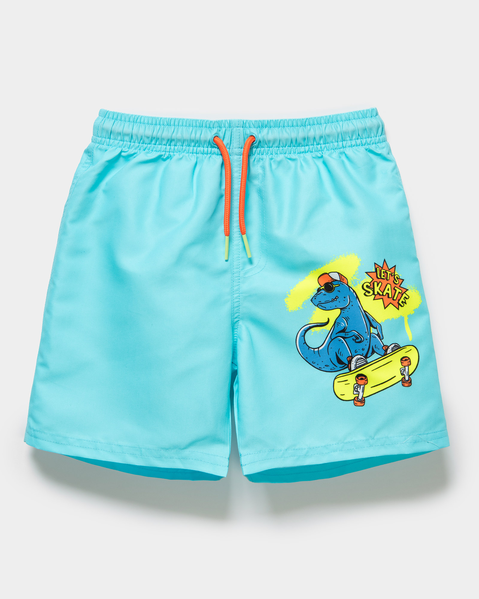 Изображение товара Шорты Futurino Шорты купальные для мальчика бирюзовые с принтом