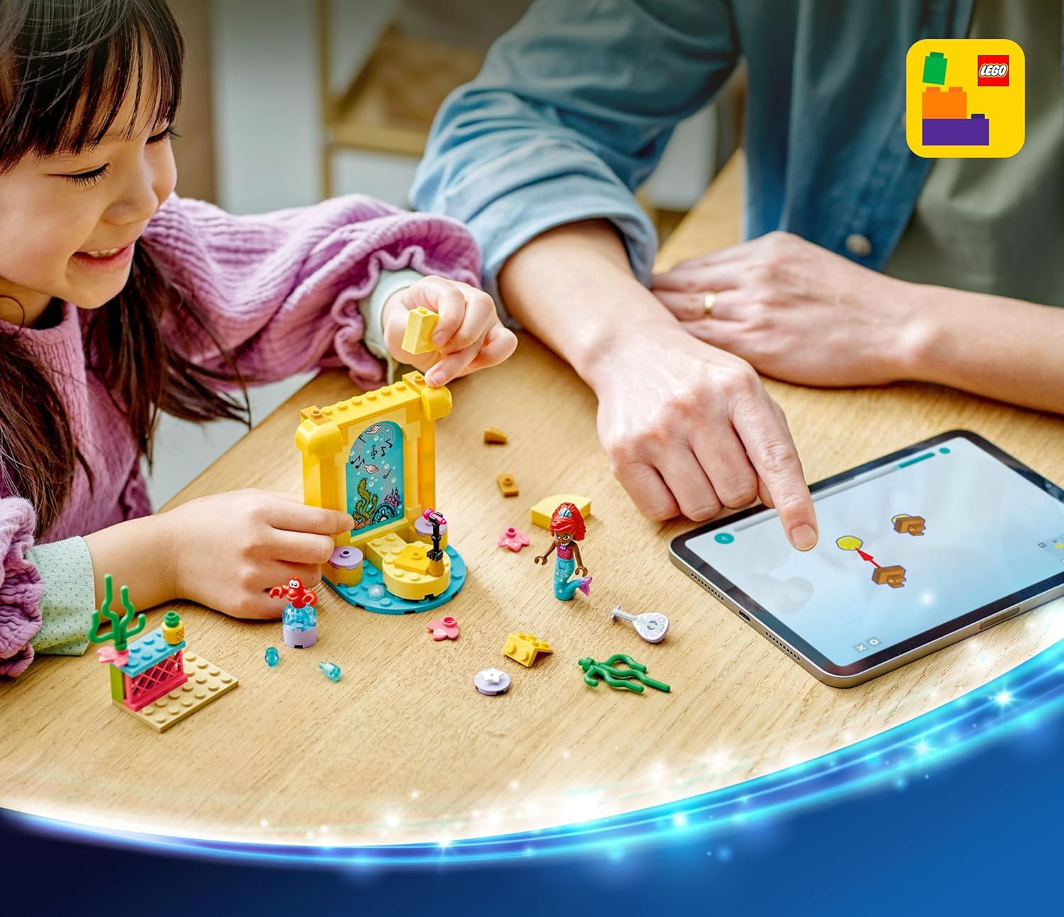Конструктор LEGO Disney Princess Музыкальная сцена Ариэль блочный - фото 8
