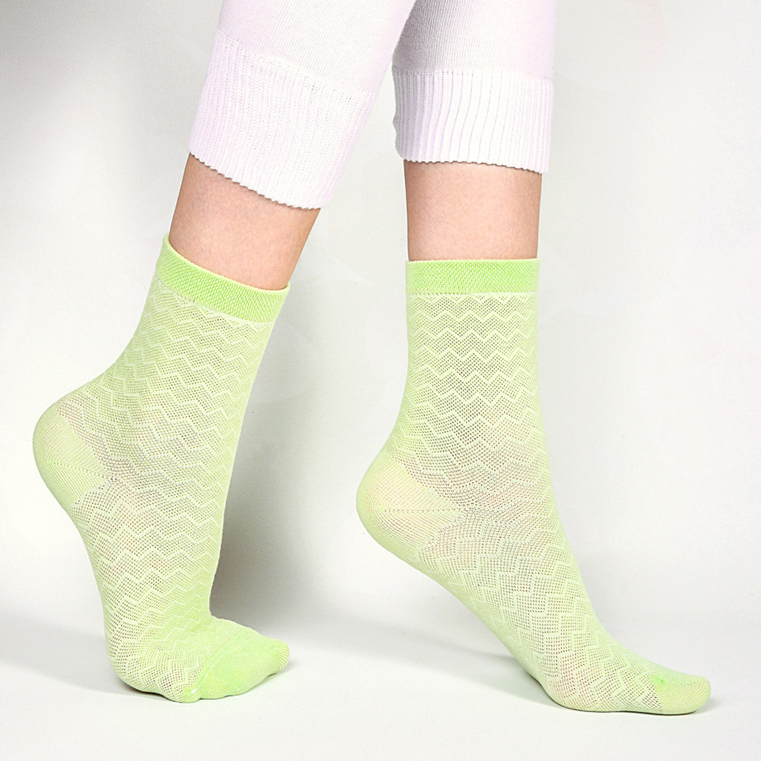 Носки Smolicek WK-74/Св. Зеленый - фото 4