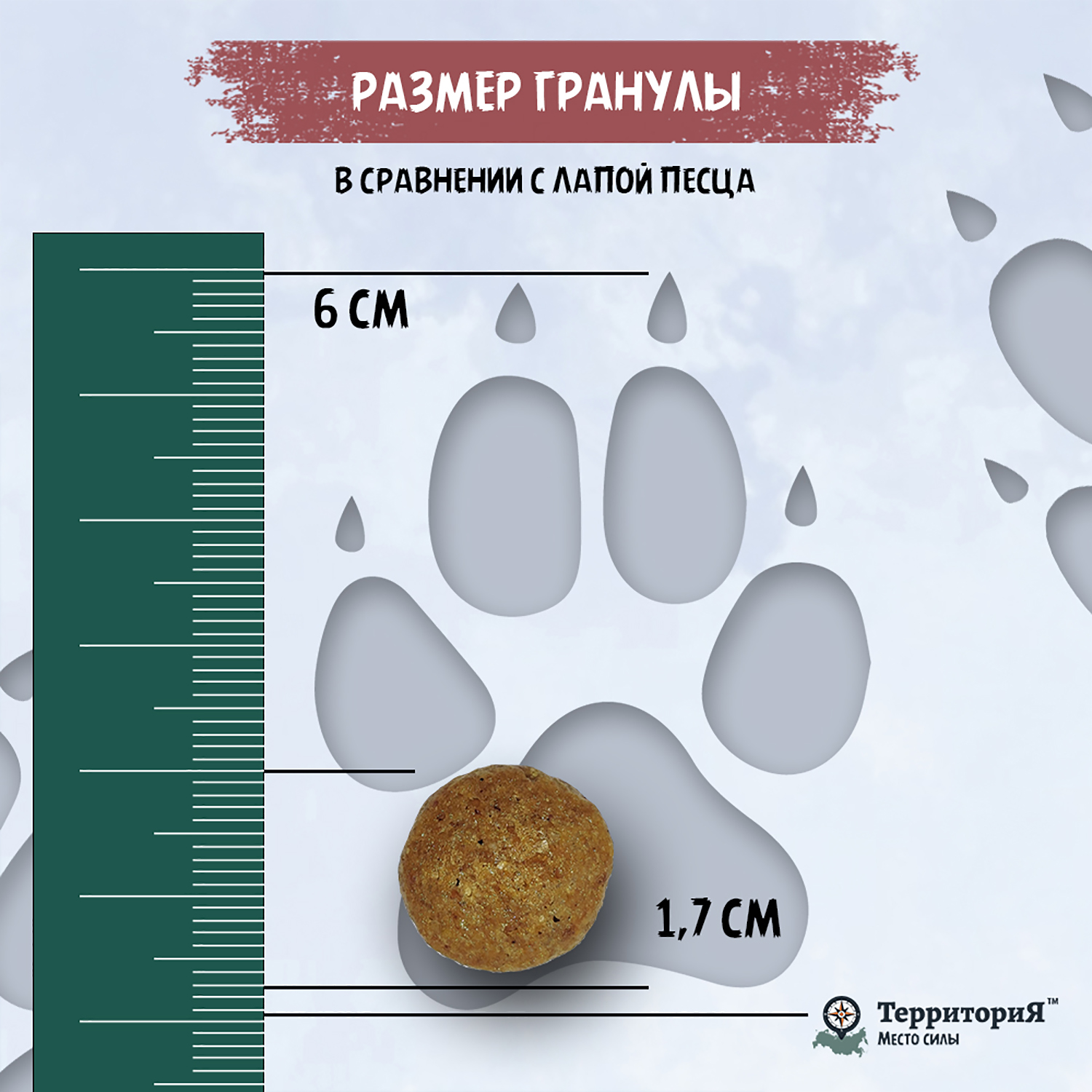 Корм для взрослых собак Территория Таймыр 2.5кг средних и крупных пород рыба-брусника сухой - фото 8