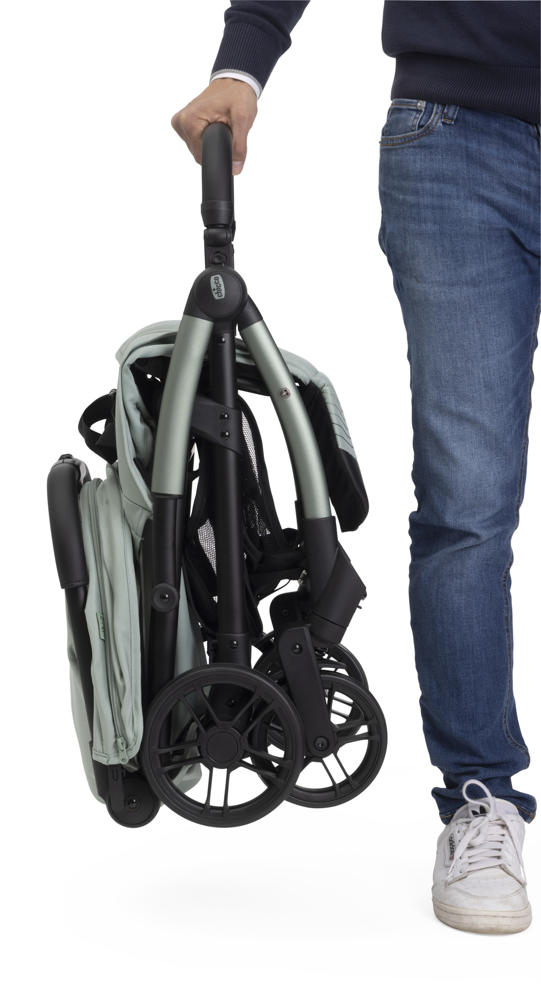 Коляска прогулочная Chicco Goody XPlus лёгкая Sage зеленый - фото 13