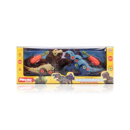 Конструктор Mioshi Диплодок Трицератопс сборная игровая модель