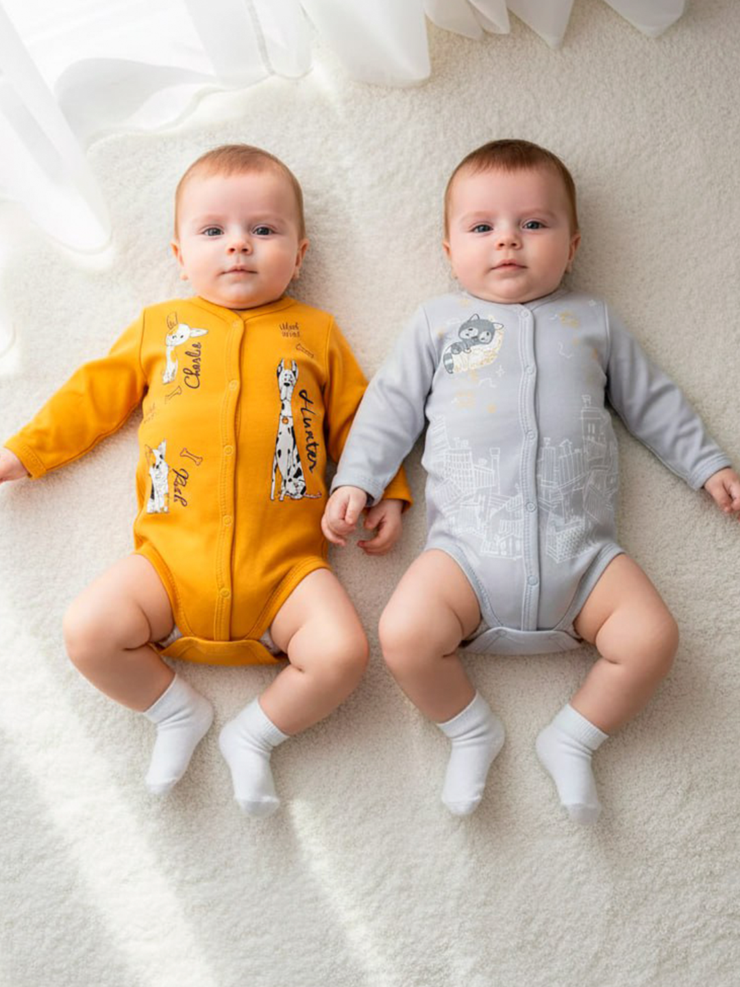 Боди 2 шт Совенок Дона МК2-703/33-40 - фото 1