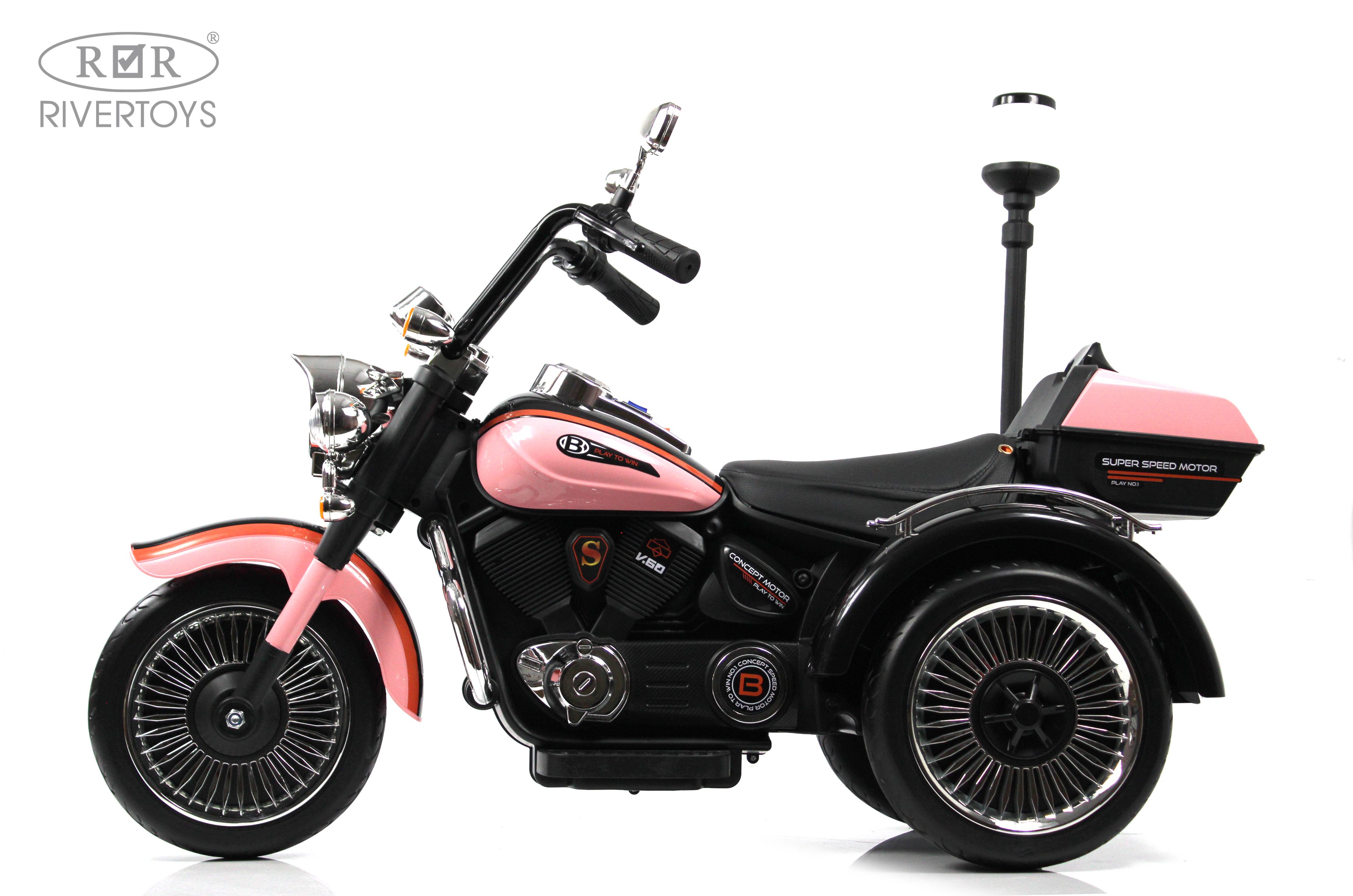 Электромобиль RIVERTOYS K003PX-PINK - фото 7
