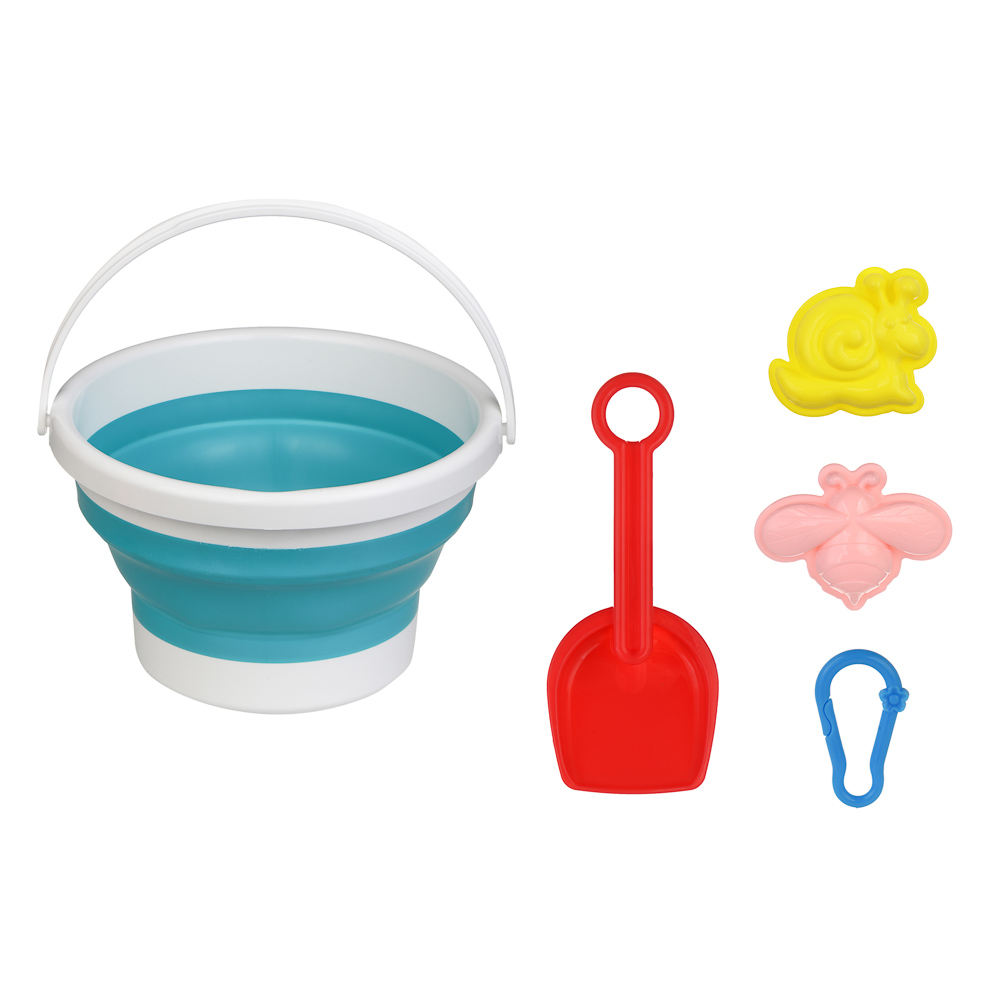 Песочный набор Игроленд Ведёрко с аксессуарами 5 предм. - фото 1