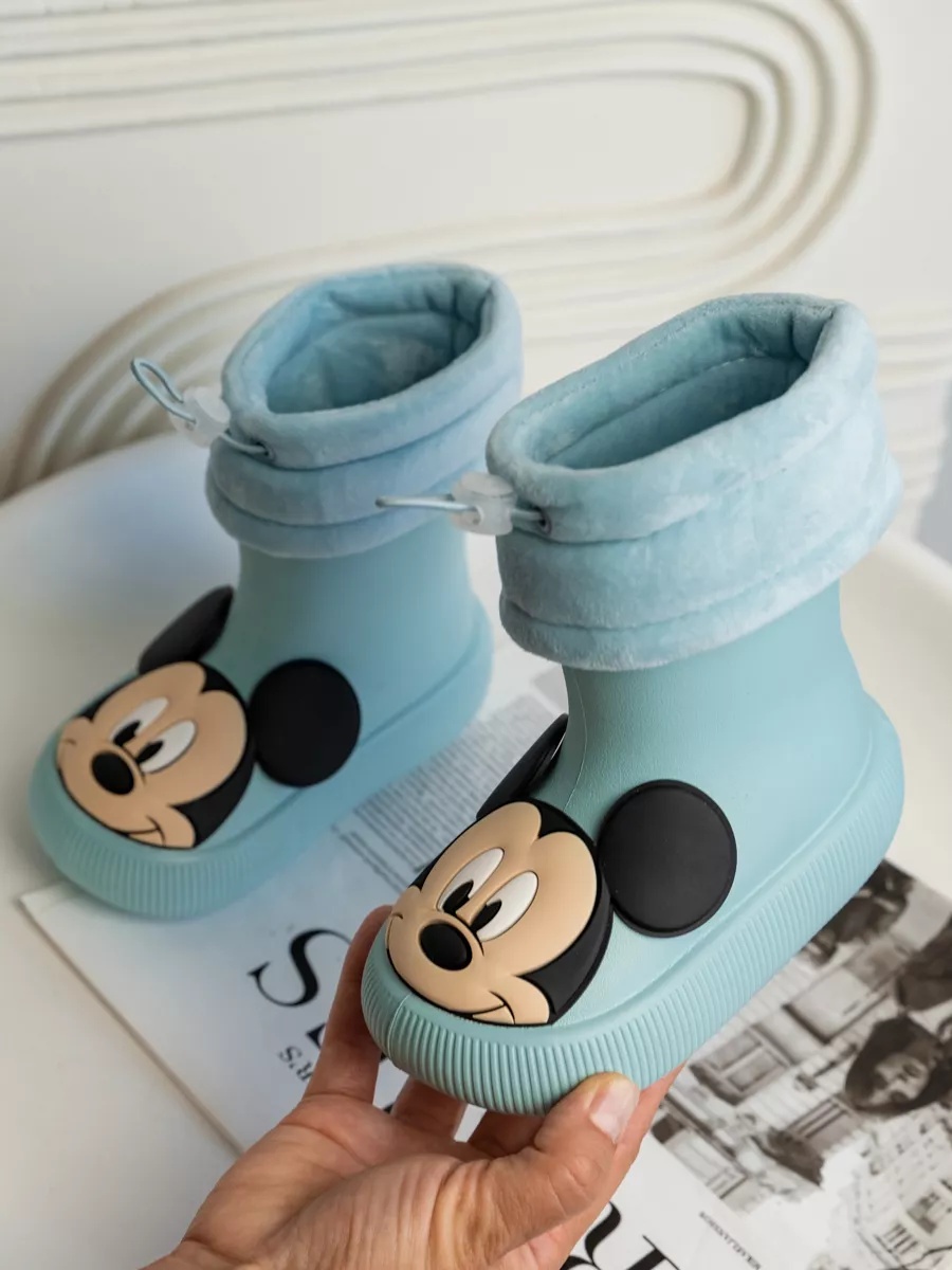 Резиновые сапоги ТопТошкин 014-микки-голуб - фото 4