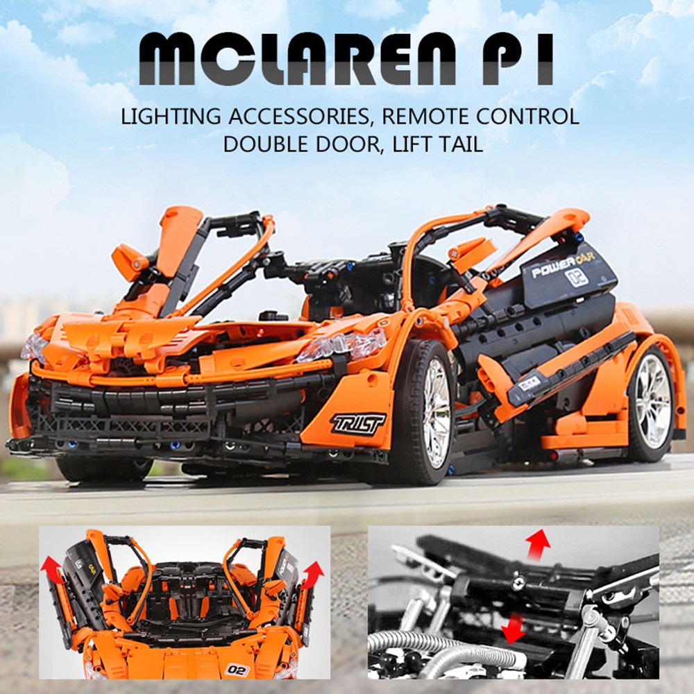 Конструктор Mould King Гиперкар McLaren P1 сборная игровая модель - фото 6