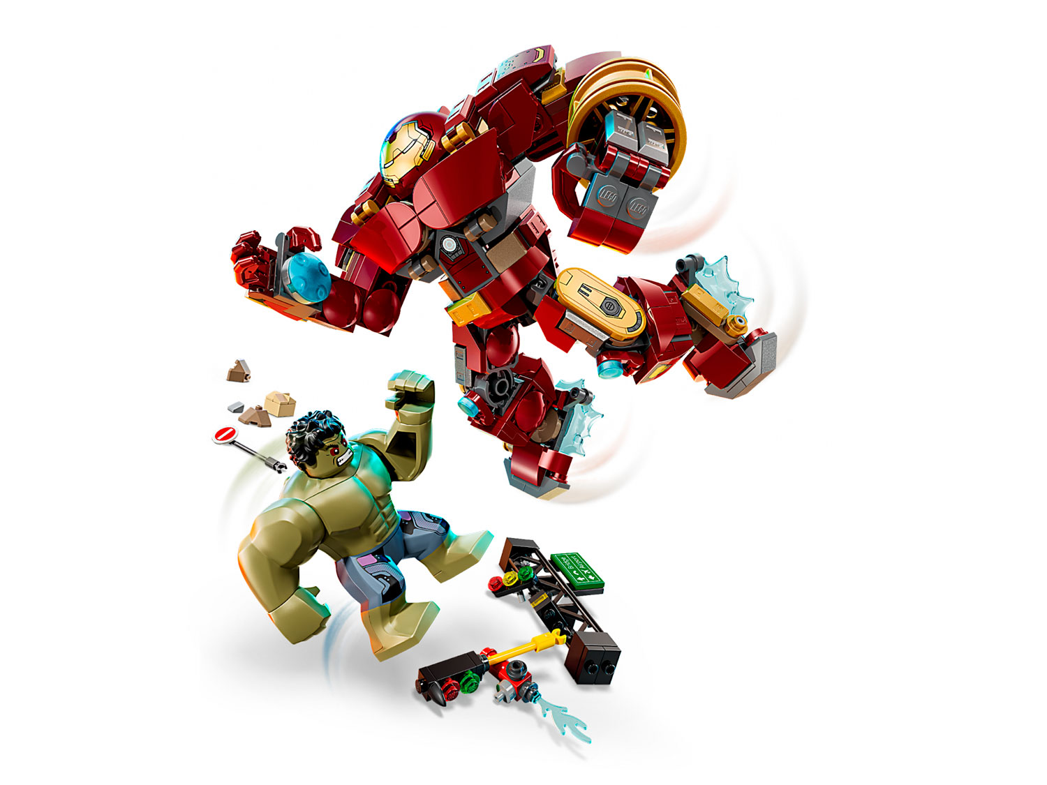 Конструктор LEGO Marvel Super Heroes Эпическая битва 413 дет. - фото 3