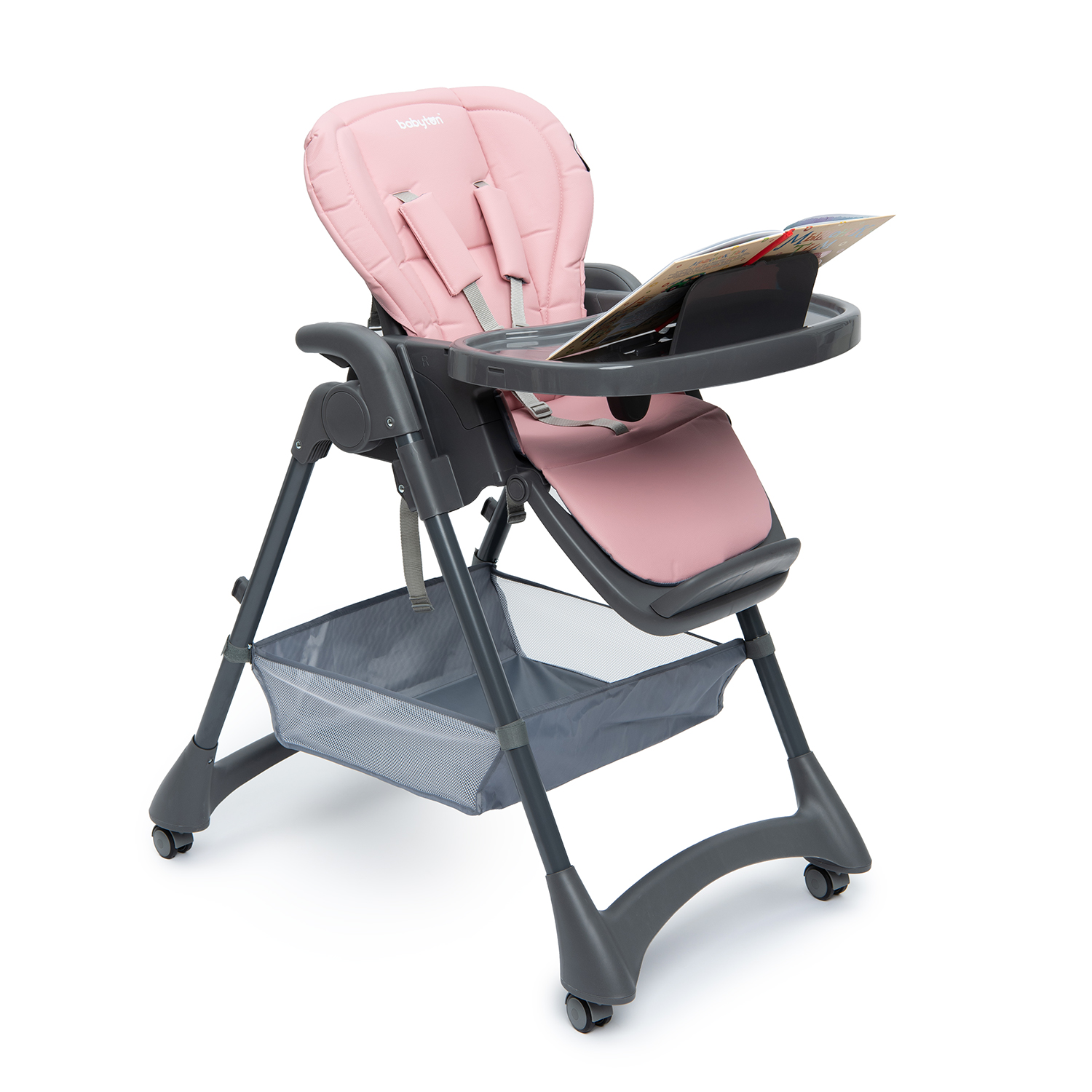 Стульчик для кормления Babyton Sweet Meals Pink классический - фото 24