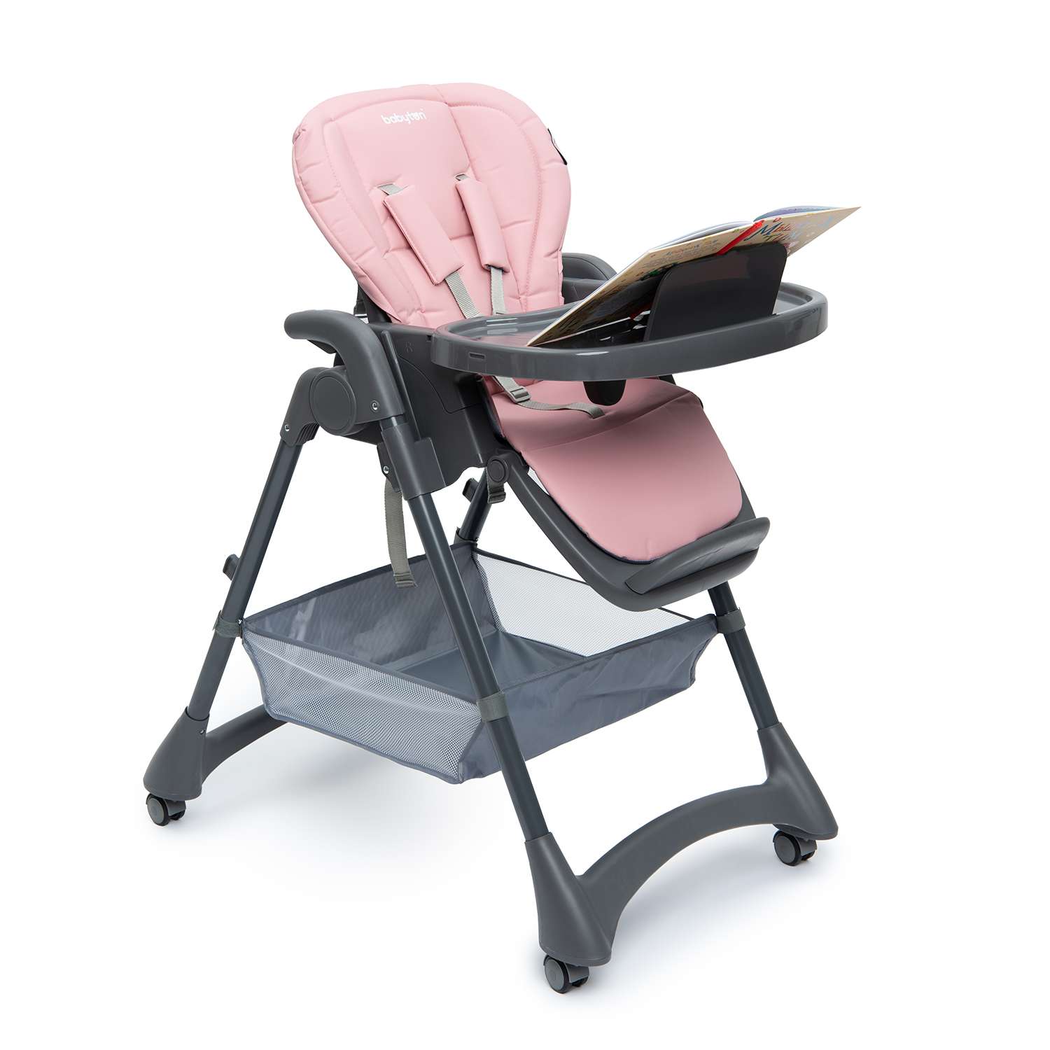 Стульчик для кормления Babyton Sweet Meals Pink классический - фото 24